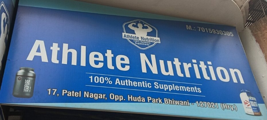 Athlete Nutrition project